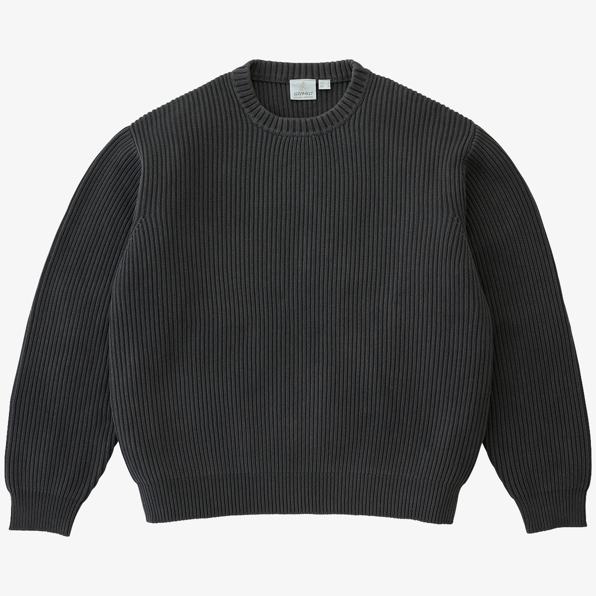 Cotton Knit Sweater 'Grey'