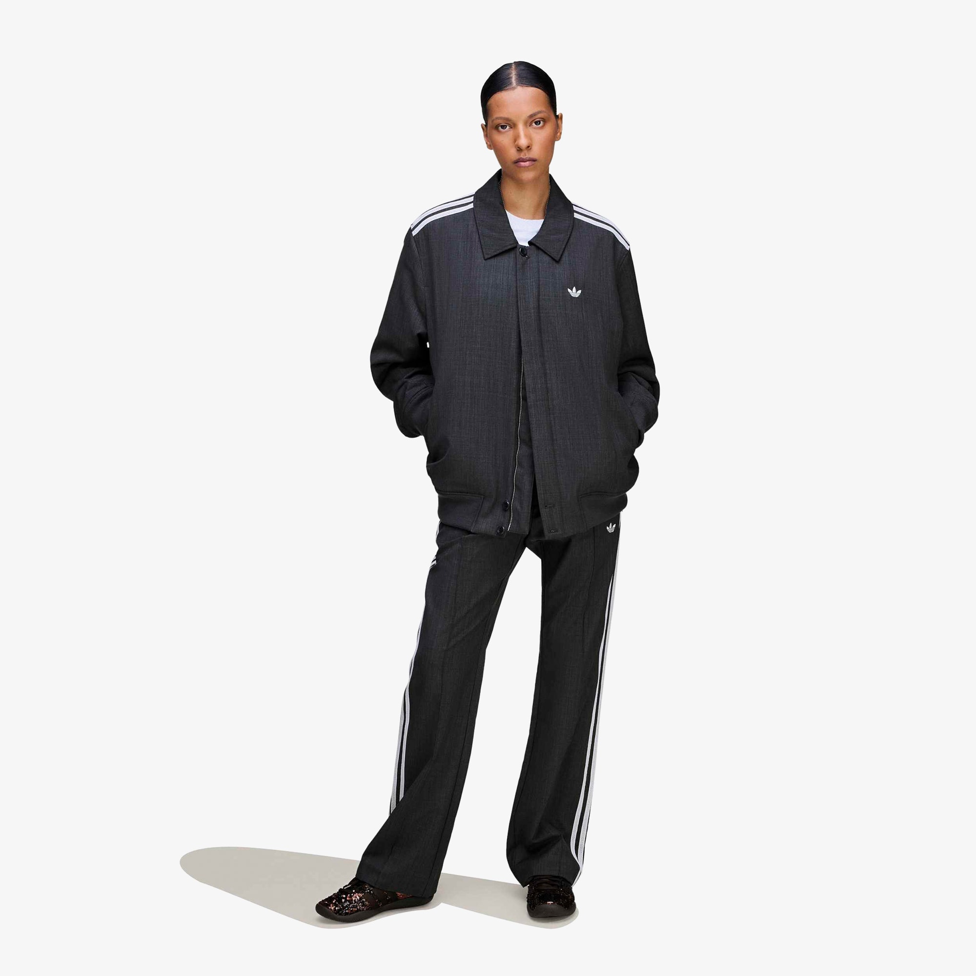 Wales Bonner x adidas Wool Blouson 'Dark Grey'