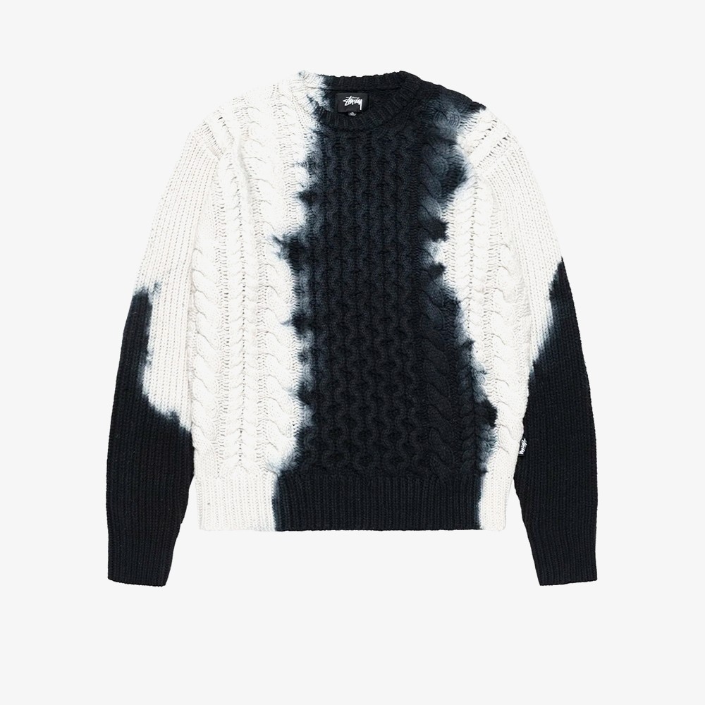 Tie Dye Fisherman Sweater