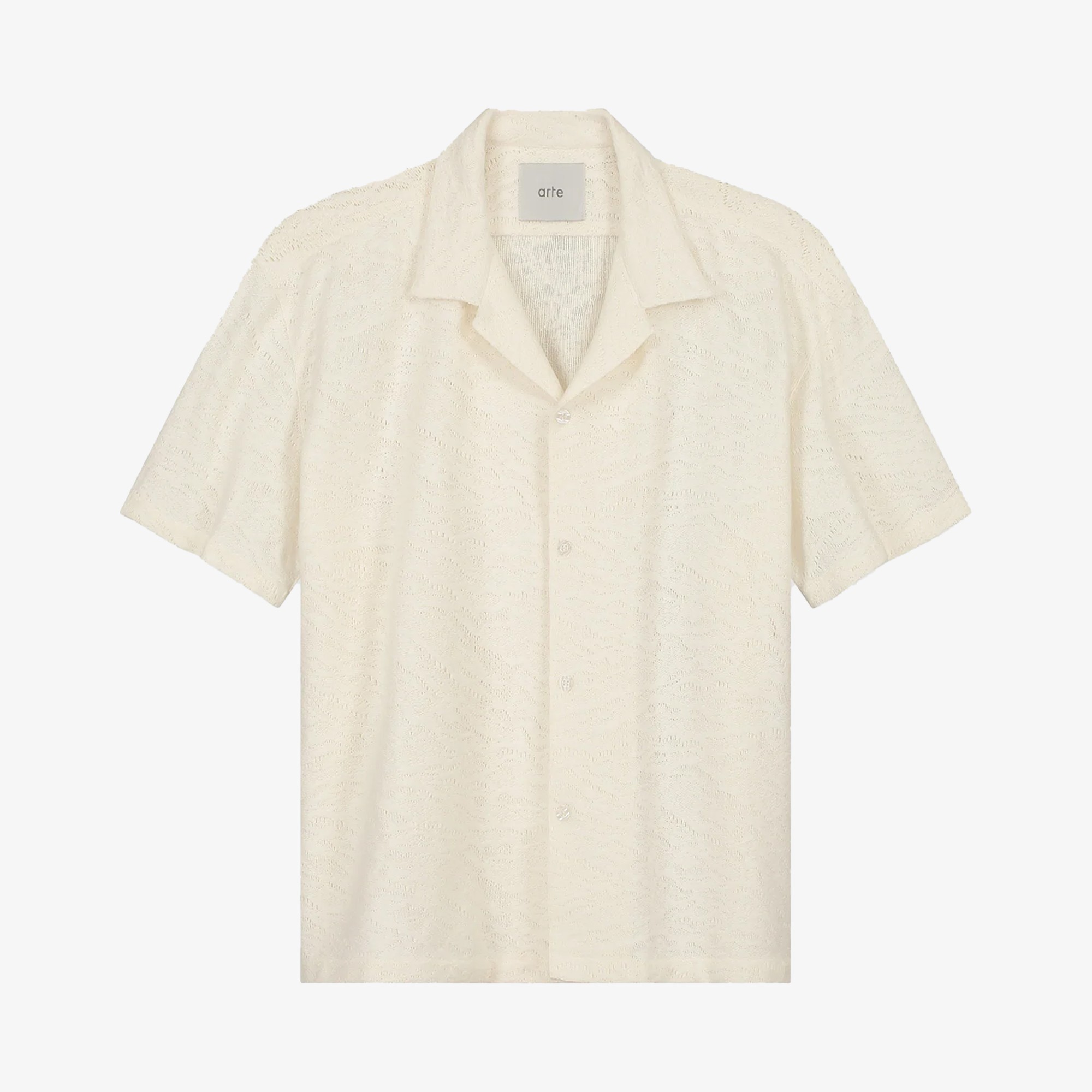 Crochet Shirt 'Cream'