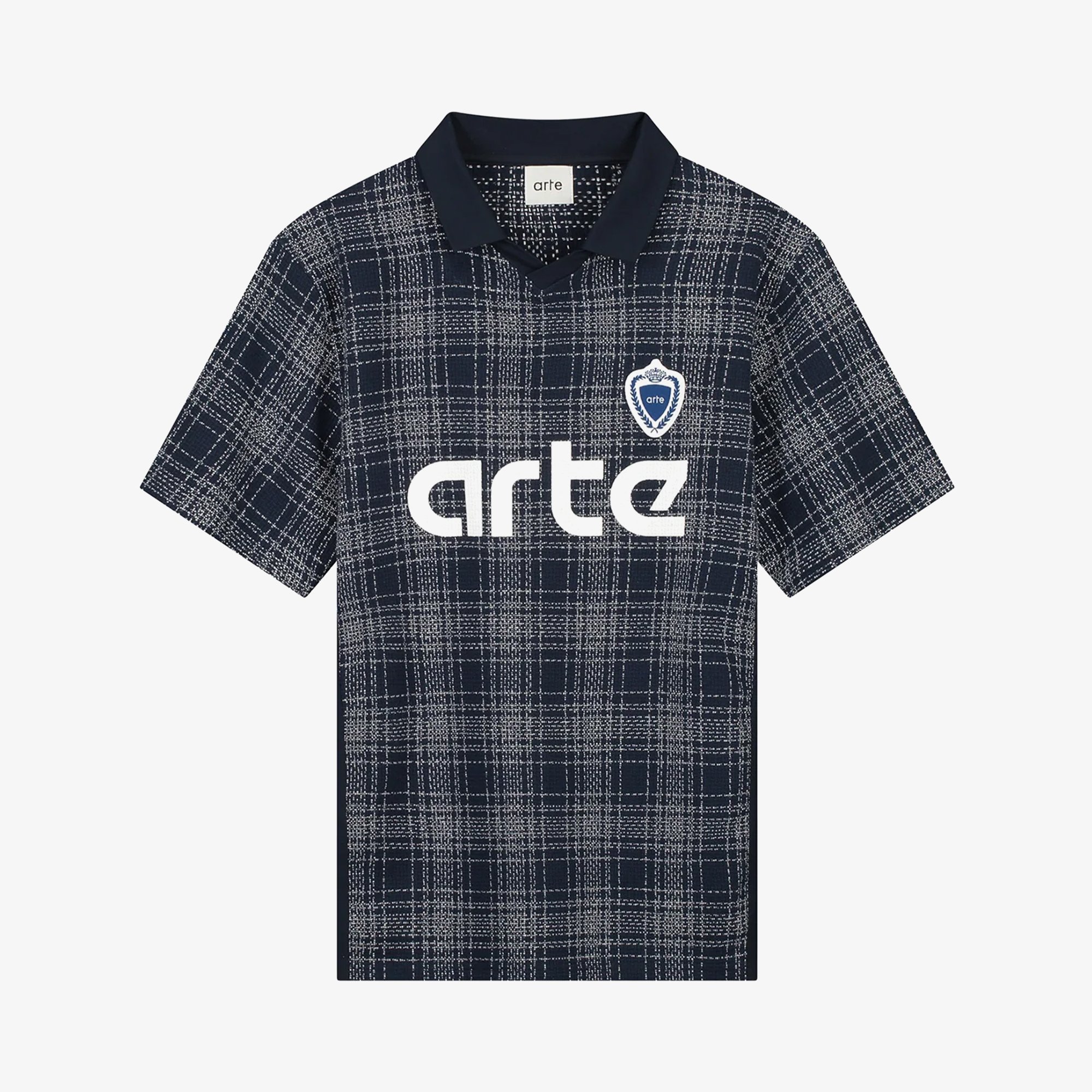Plaid Jersey 'Navy'