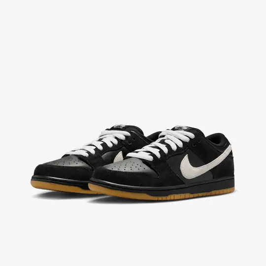 SB Dunk Low Pro 'Black White Gum' - Görsel 4