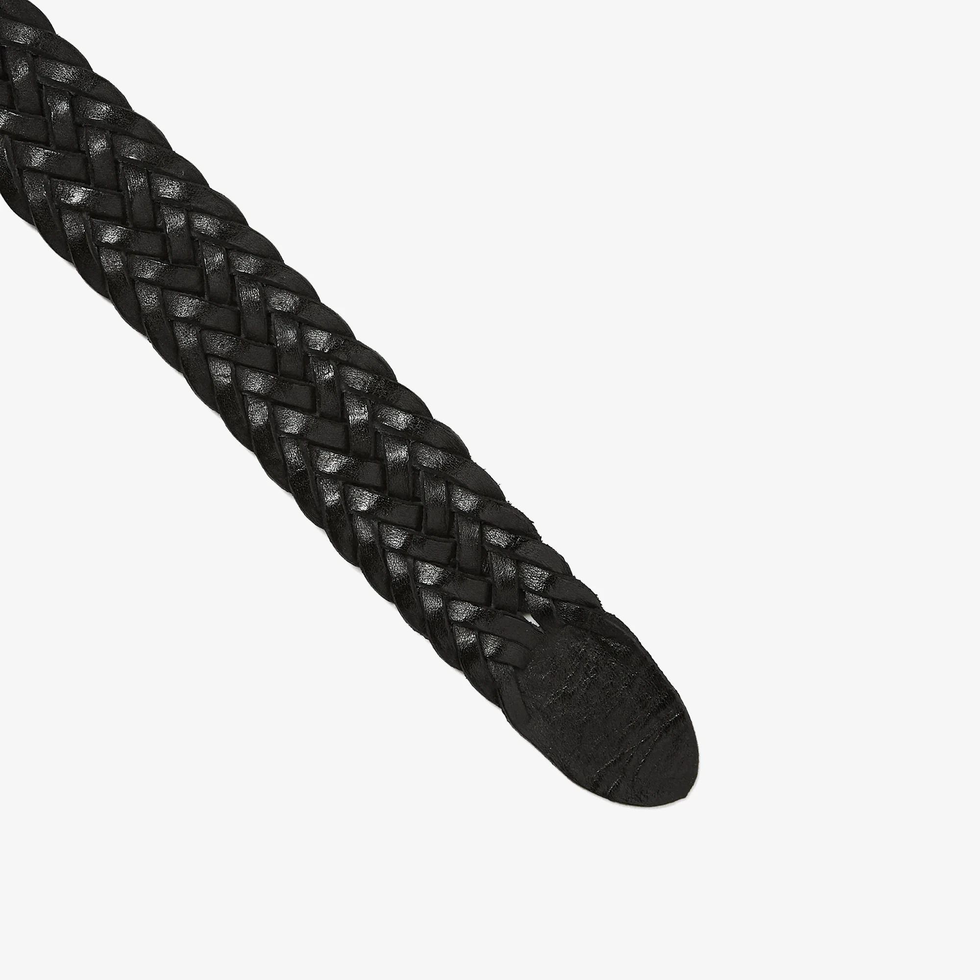 Leather Mesh Belt 'Black'