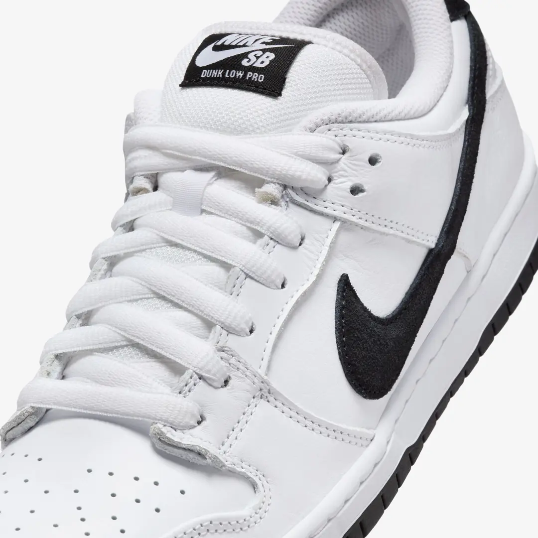 Nike SB Dunk Low Pro 'White Black' - WUNDER