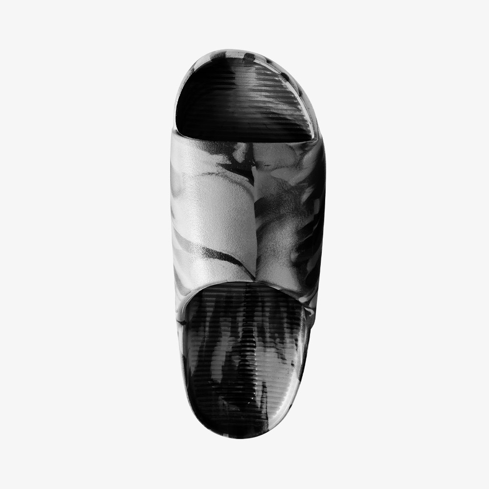 Calm Slide 'Marble Black Grey'