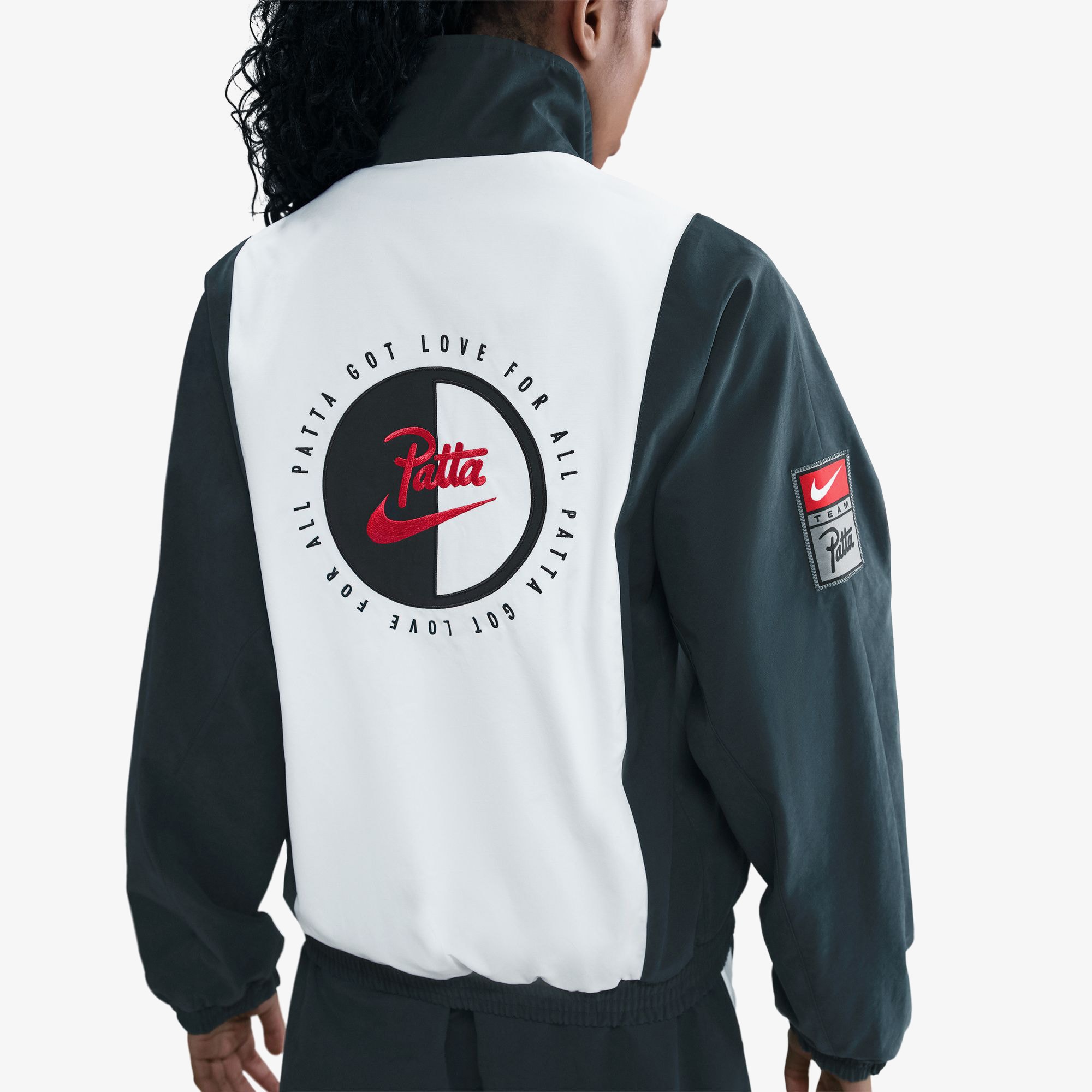 Nike x Patta Track Jacket 'Deep Ocean White'