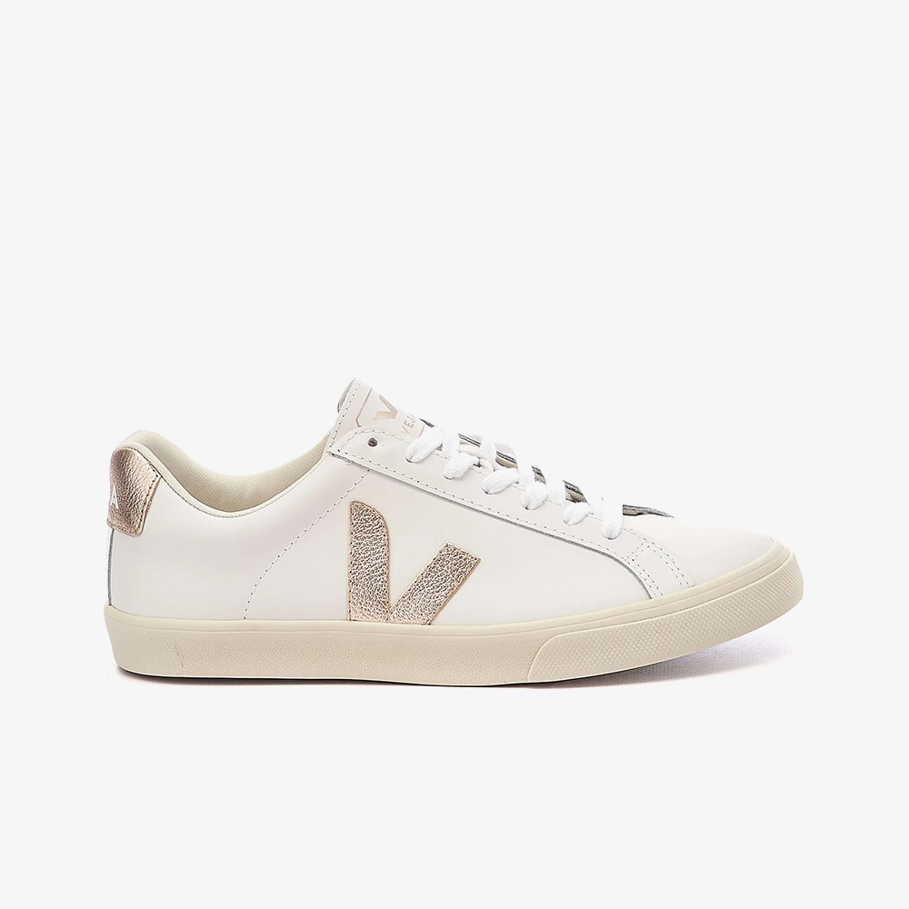 Кроссовки Veja Esplar Logo Leather 'White Platine'