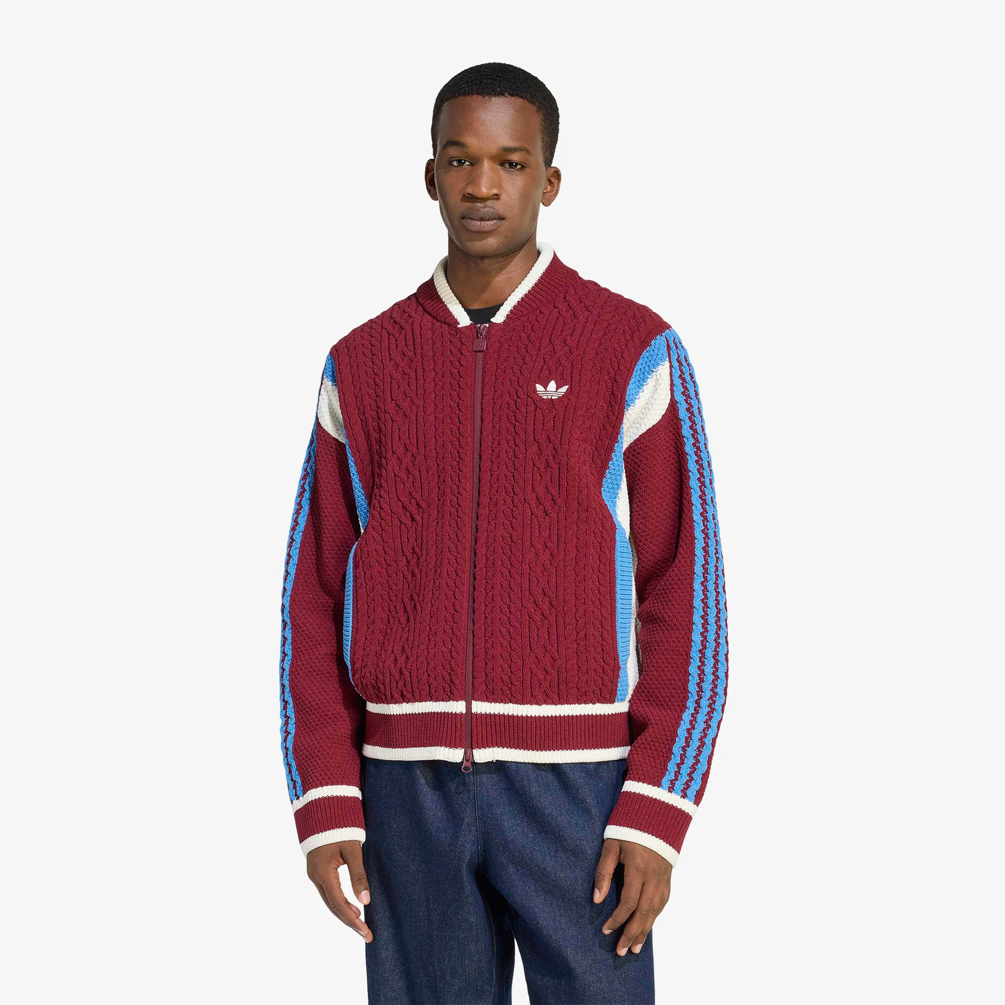 Retro Remix Cardigan 'Shadow Red'