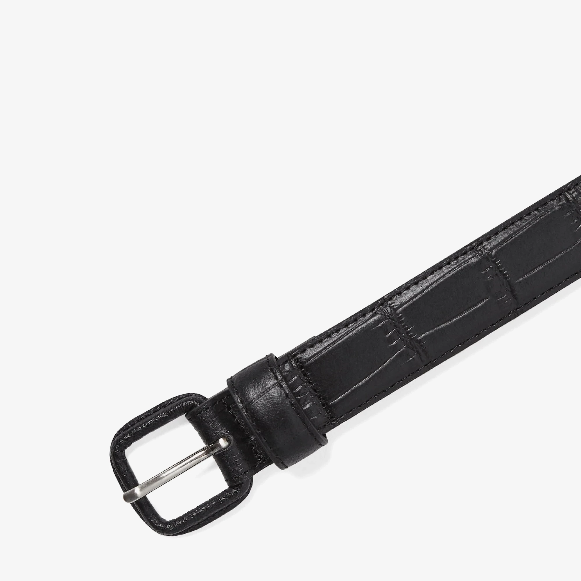 Croc Belt 'Black'