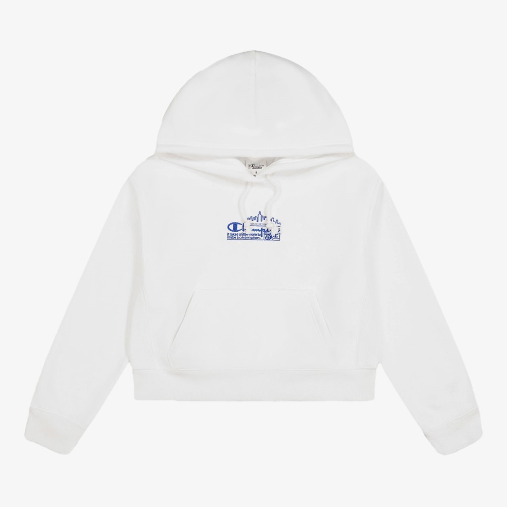 Champion x Guizio Hooded Sweatshirt 'White'