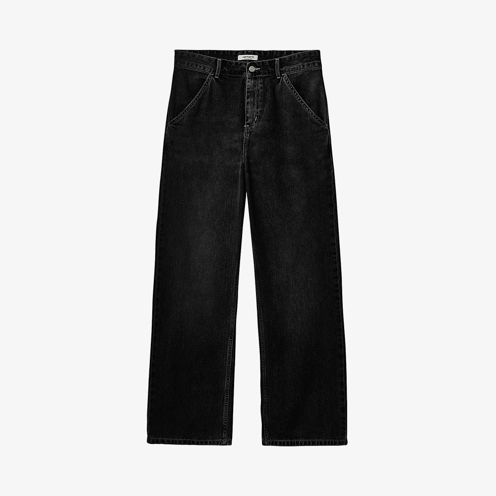 W' Simple Pant 'Black Stone Washed'