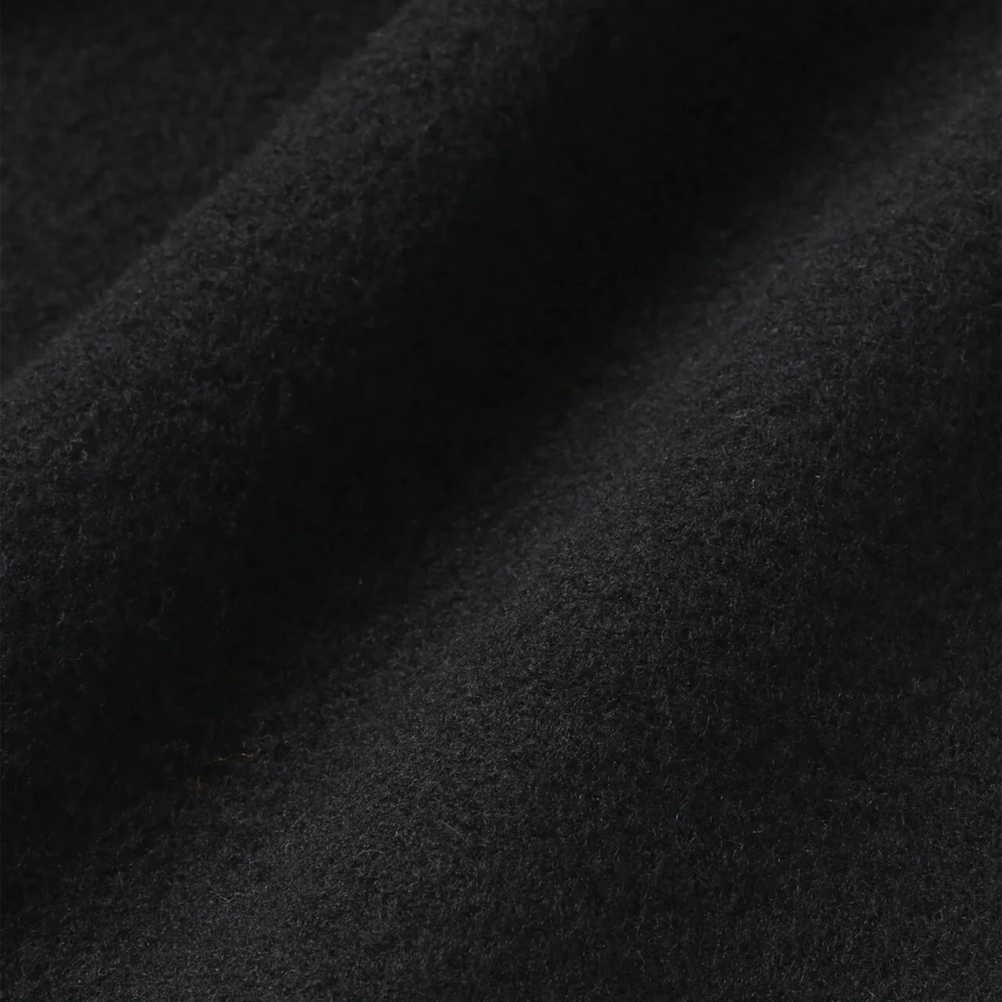 Wool Shaggy Zip Jacket 'Black'