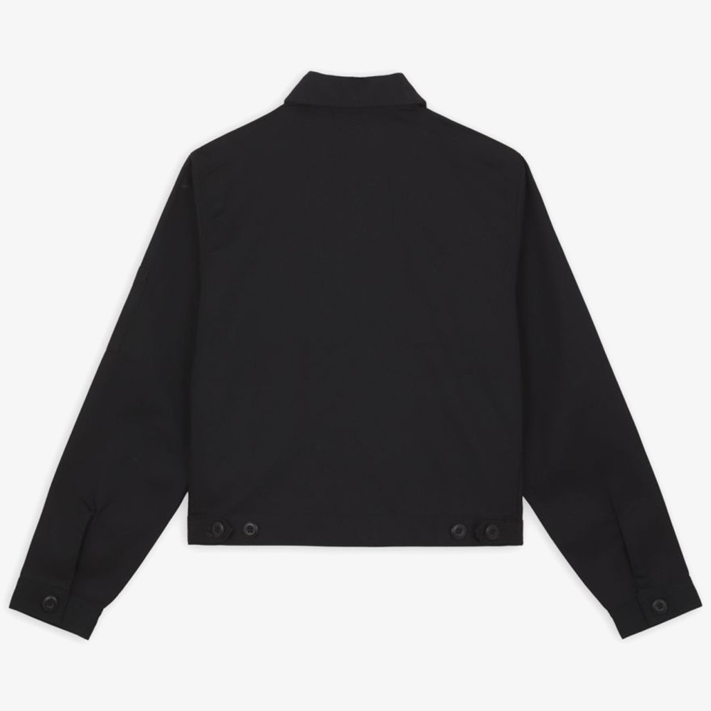 Unlined Cropped Eisenhower Jacket 'Black' (W)