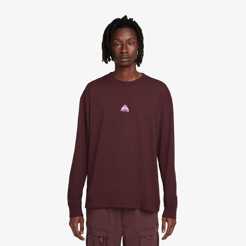 Мужская футболка Nike ACG Lungs Long Sleeve 'Burgundy Crush'