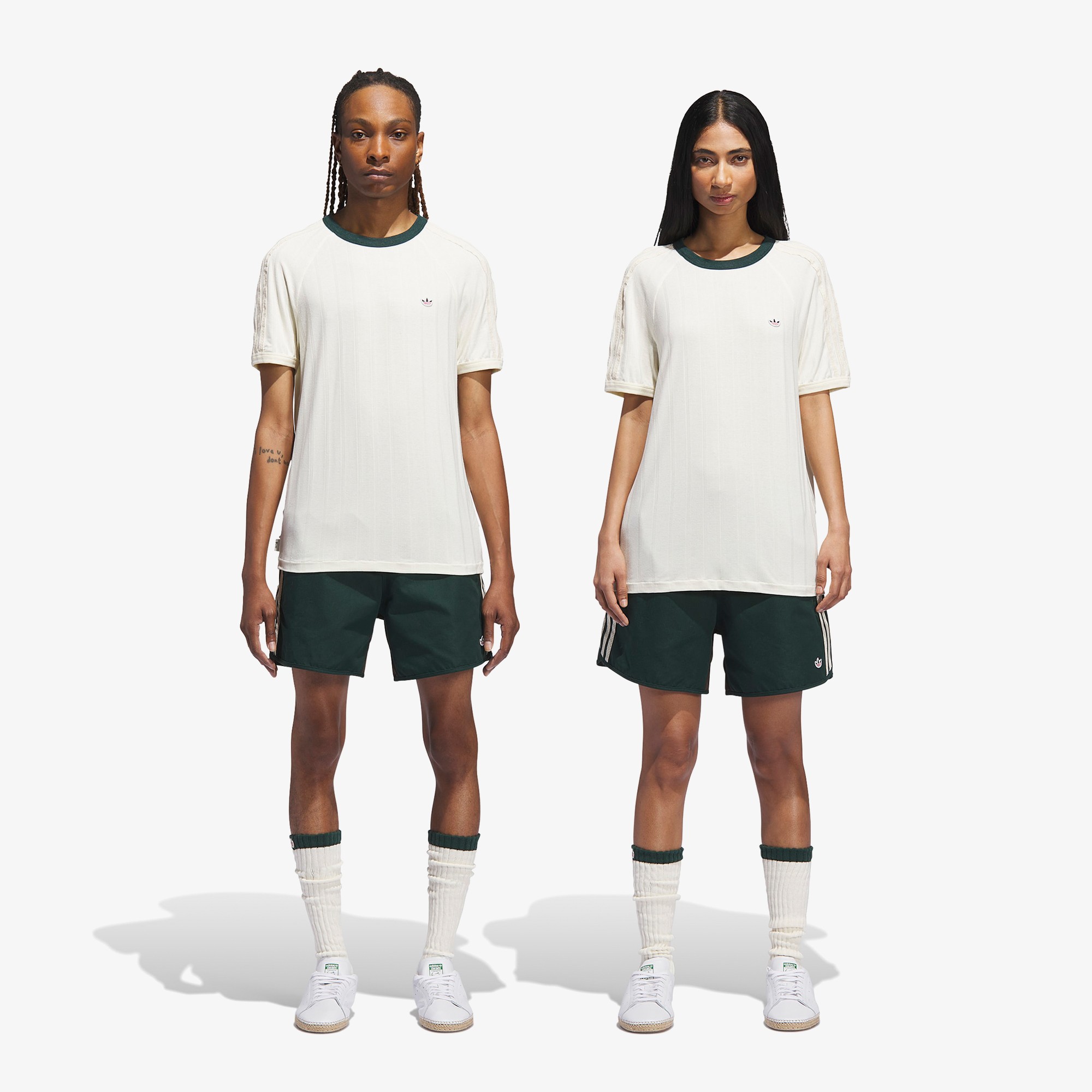 adidas x Clot Rib Tee by Edison Chen 'Cream White'