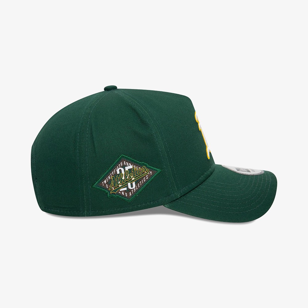 Oakland Athletics MLB Side Patch 9FORTY E-Frame Adjustable Cap 'Dark Green'