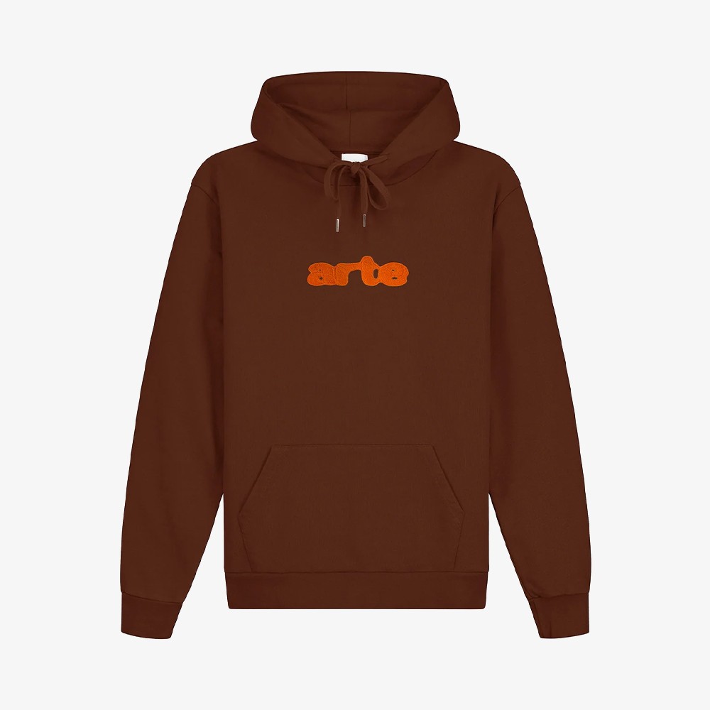 Embroidery Logo Hoodie 'Brown'