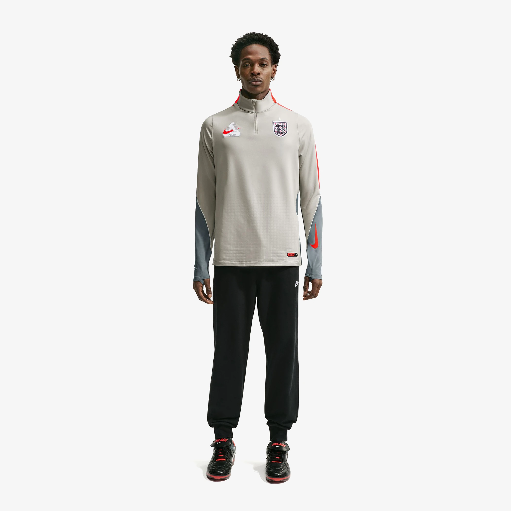 Nike x Palace England Sweatshirt 'Grey' - WUNDER