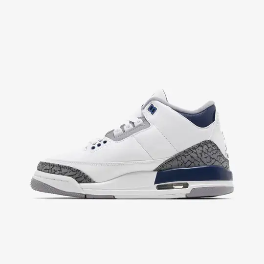 Air Jordan 3 Retro 'Midnight Navy' (GS) - Görsel 3