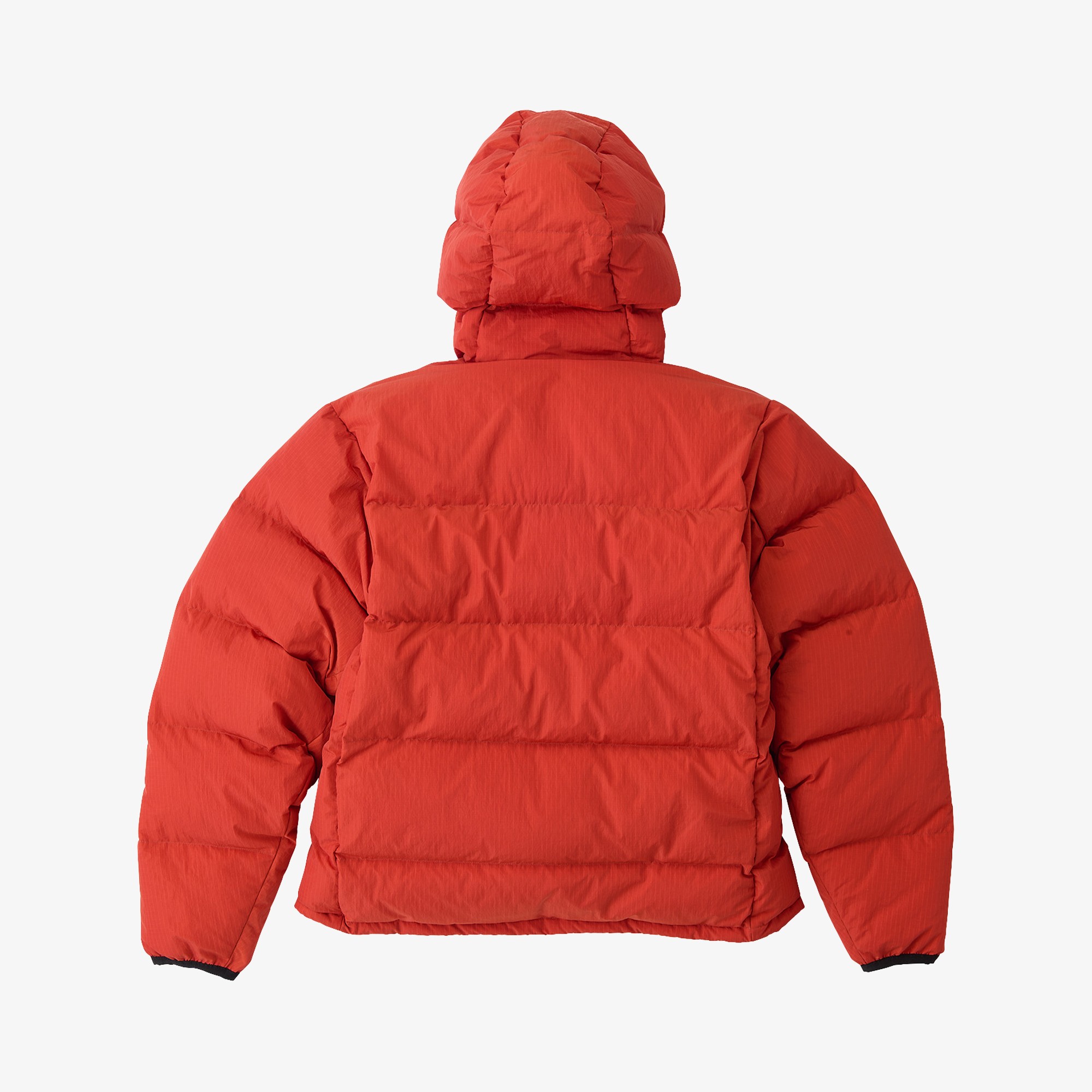 Down Puffer Hooded Jacket 'Burnt Red'