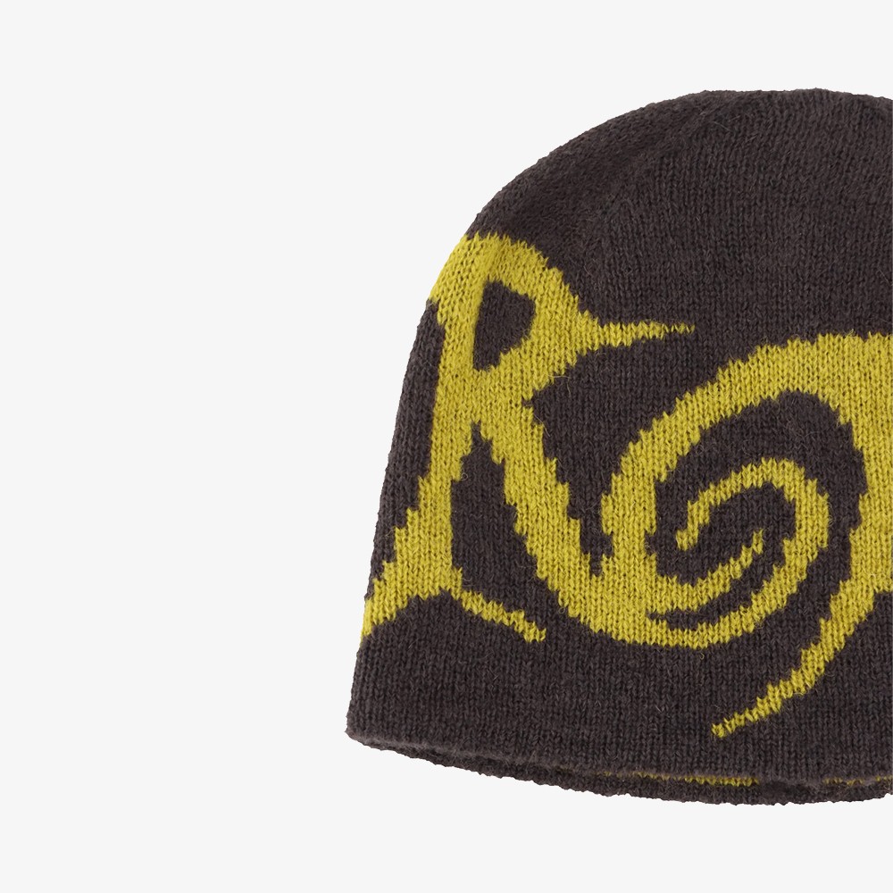 Graphic Beanie 'Brown'