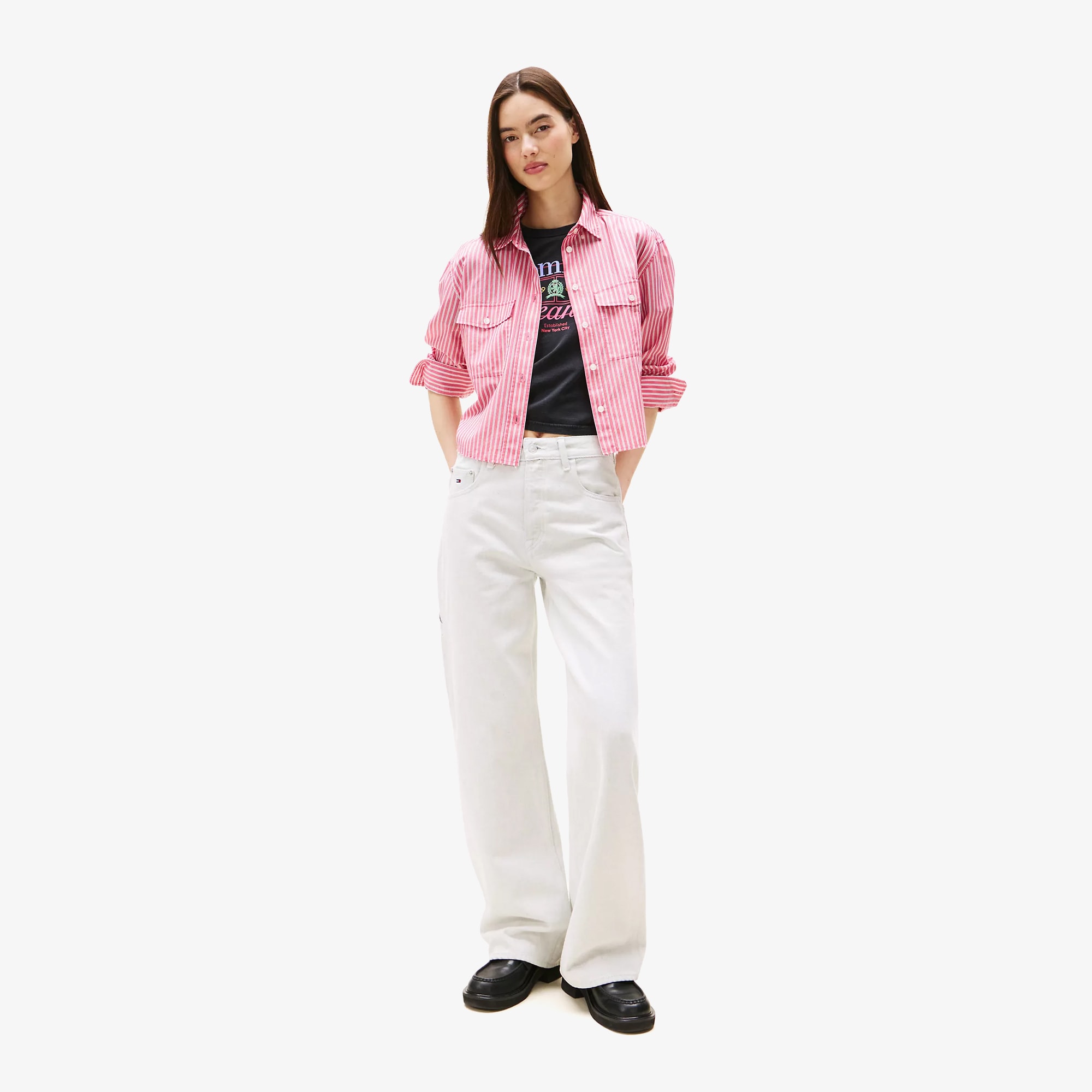 High Waist Jeans 'White'