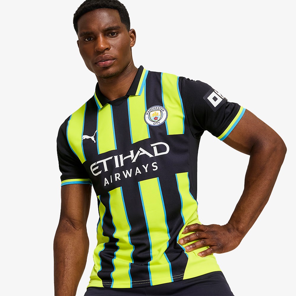 Manchester City Away Jersey 24/25 'New Navy Yellow'