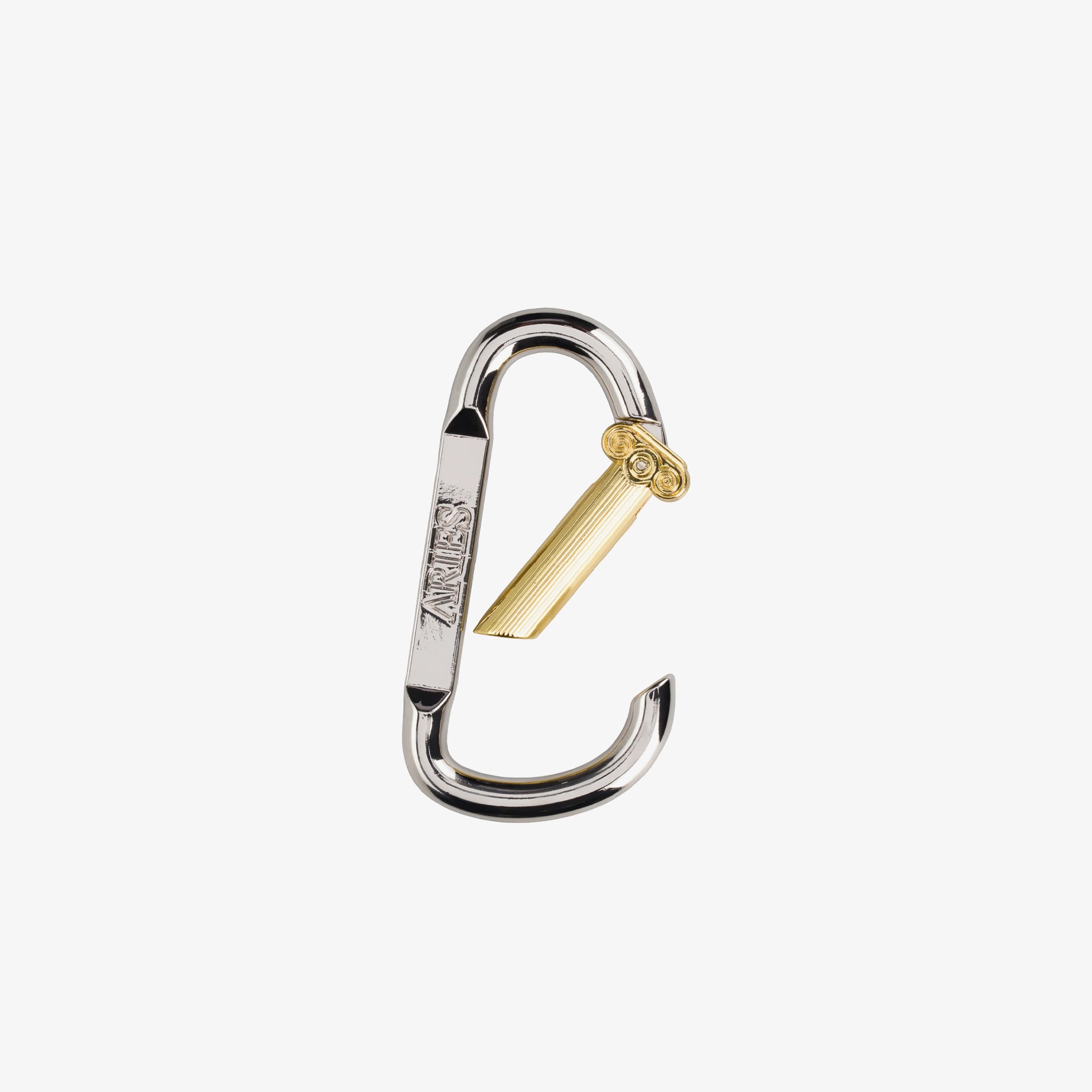 Column Carabiner 'Silver Gold'