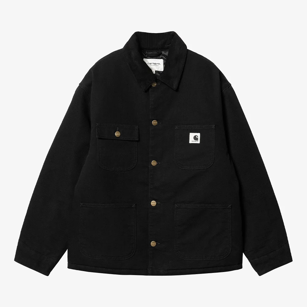 Carhartt WIP W' OG Michigan Coat 'Black Rinsed' - WUNDER