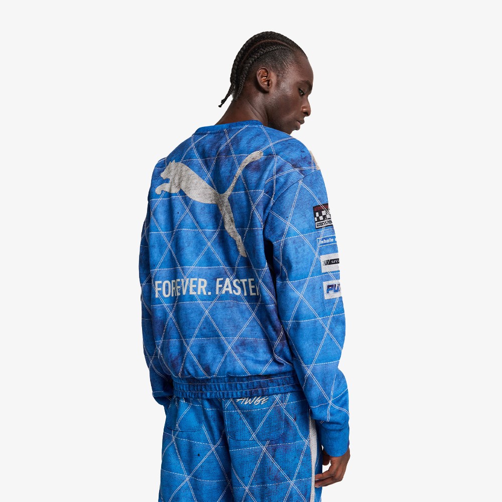 Puma x A$AP ROCKY Quilted Sweatshirt 'Clyde Royal'