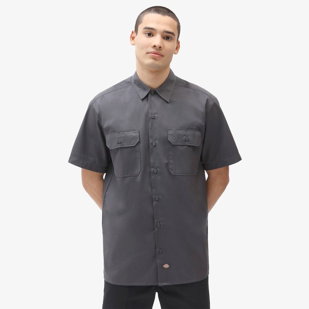 Work SS Rec Shirt 'Charcoal Grey'