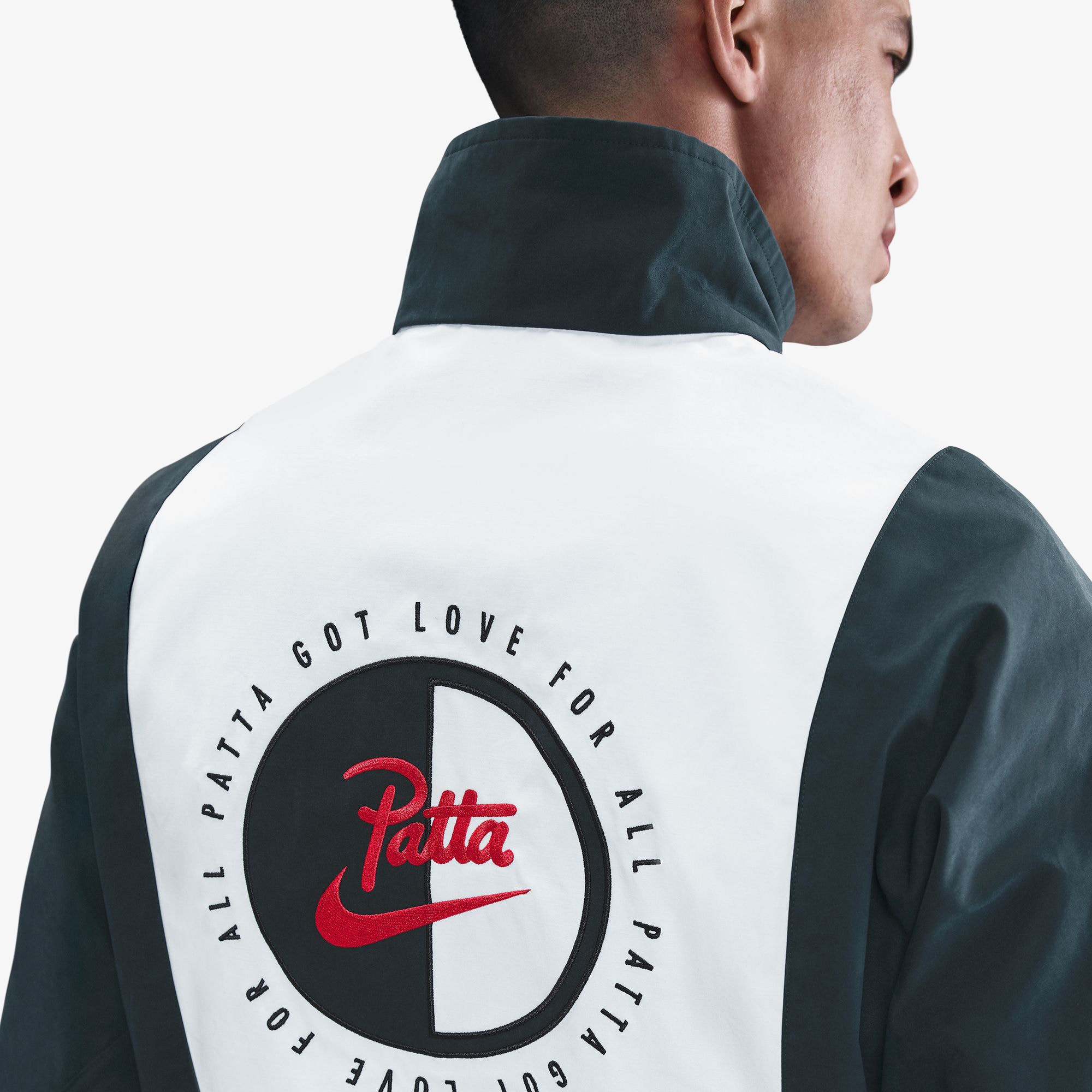 Nike x Patta Track Jacket 'Deep Ocean White'
