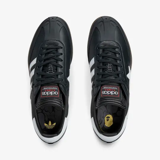 BAPE x adidas Samba 'Core Black' - Görsel 7
