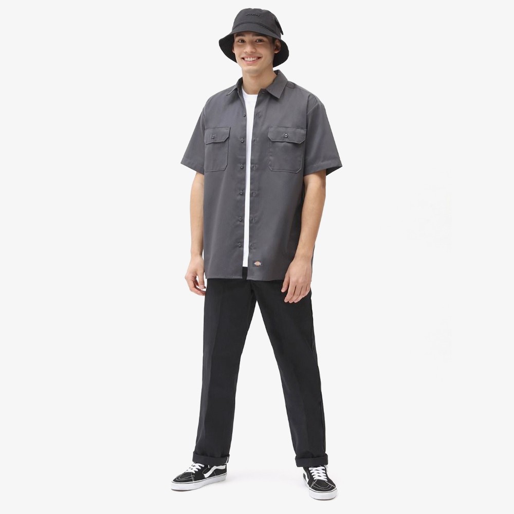 Work SS Rec Shirt 'Charcoal Grey'