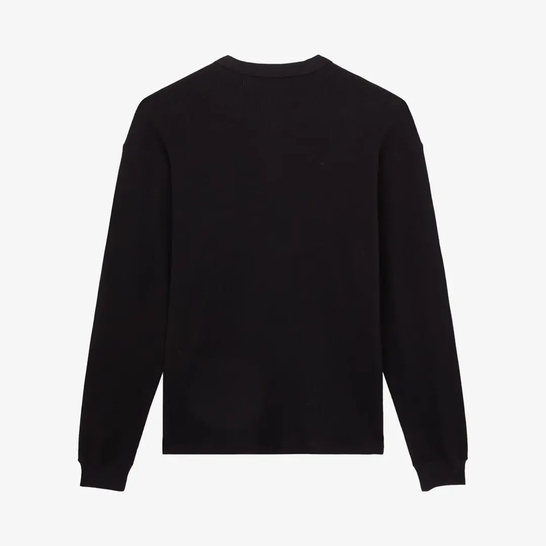 Dickies Waffle Longsleeve T-Shirt 'Black' - WUNDER