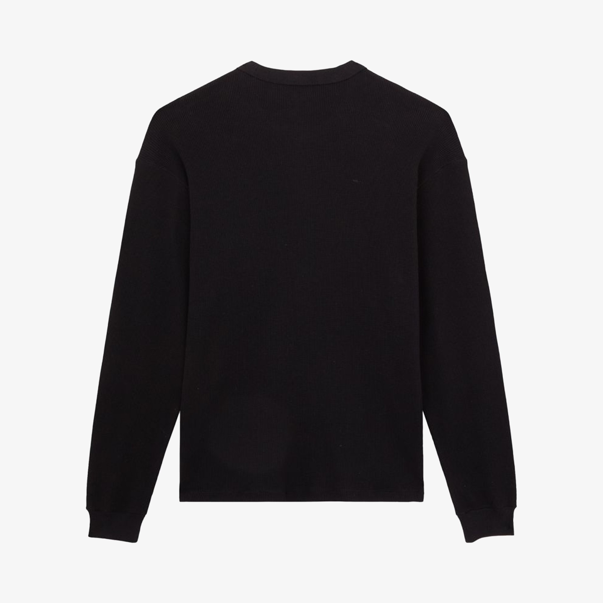 Waffle Longsleeve T-Shirt 'Black'