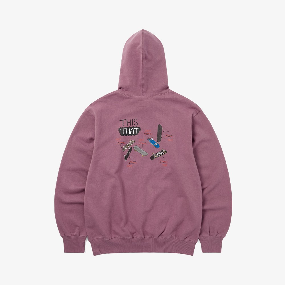 THISTHAT Skate Hoodie 'Fuchsia'