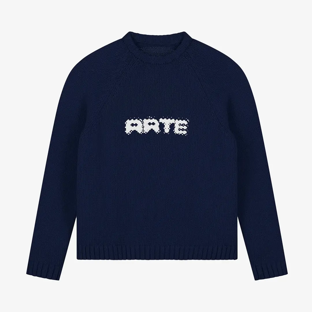 Arte Antwerp Pixel Front Knit 'Navy' - WUNDER