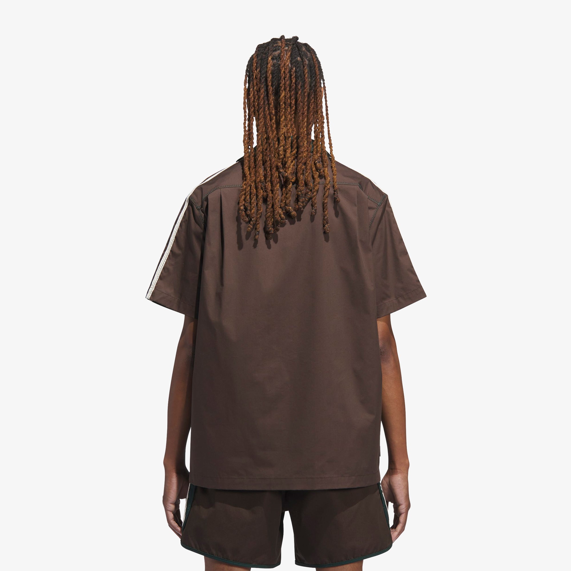 adidas x Clot Bowling Shirt by Edison Chen 'Dark Brown'