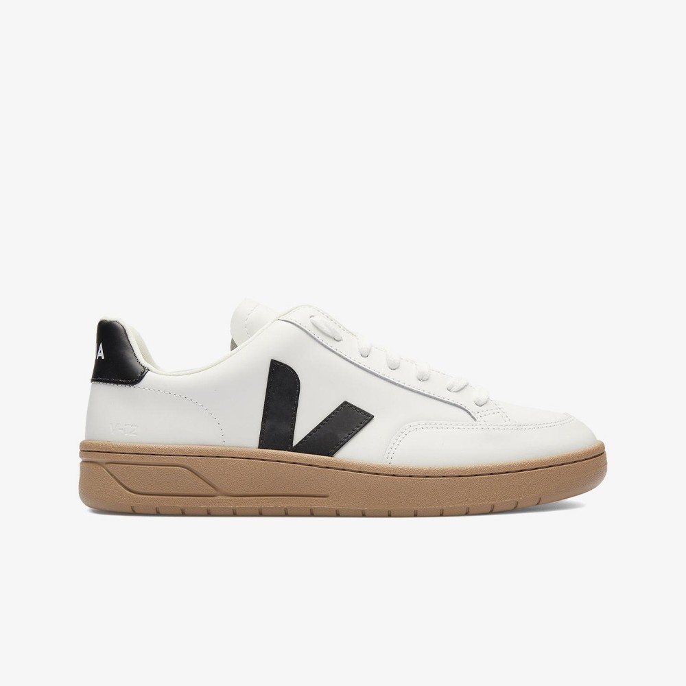 Кроссовки Veja V-12 Leather 'Black'