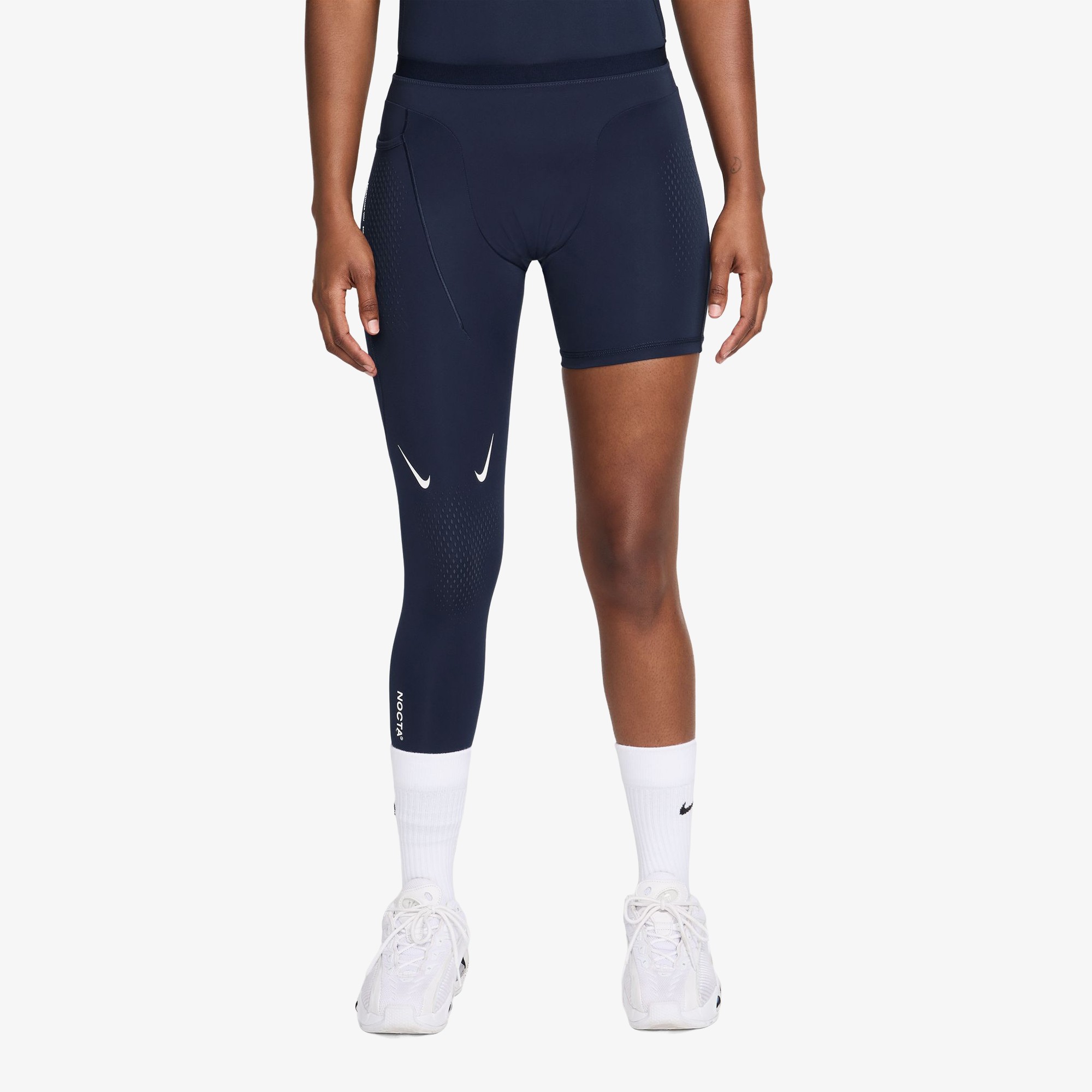 Nike x NOCTA Single Leg Basketball Tights 'Navy'