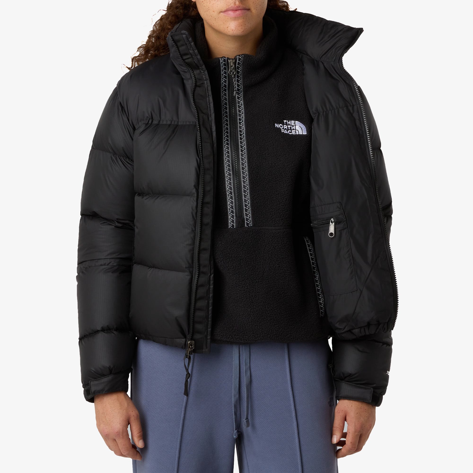 1996 Retro Nuptse Down Jacket 'Black' (W)