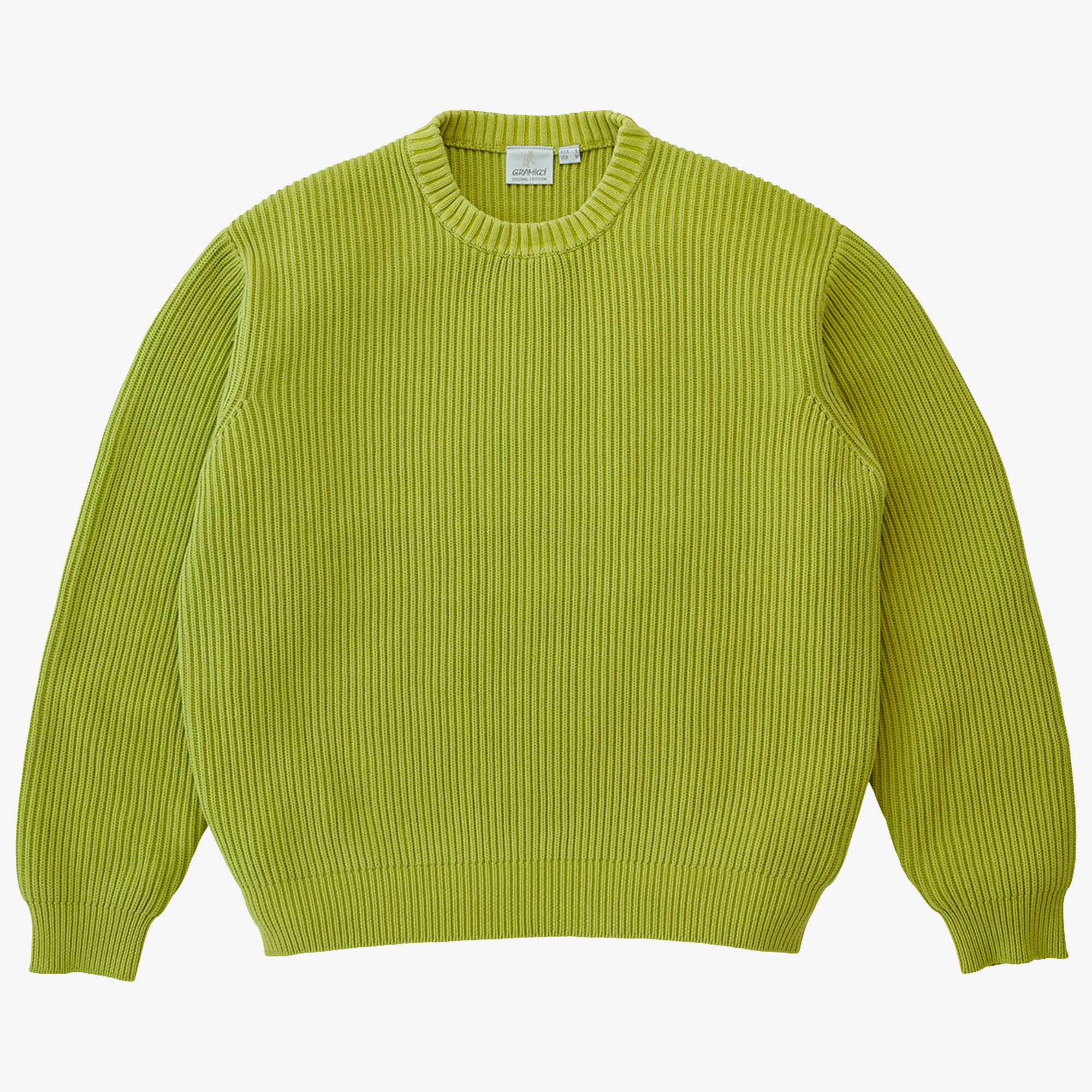 Cotton Knit Sweater 'Mist Green'