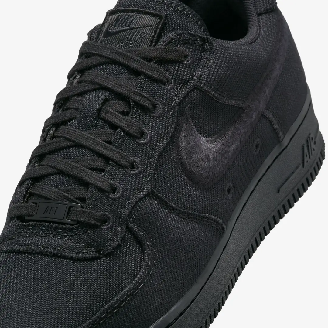 Nike Air Force 1 Low 'Black Canvas' - WUNDER