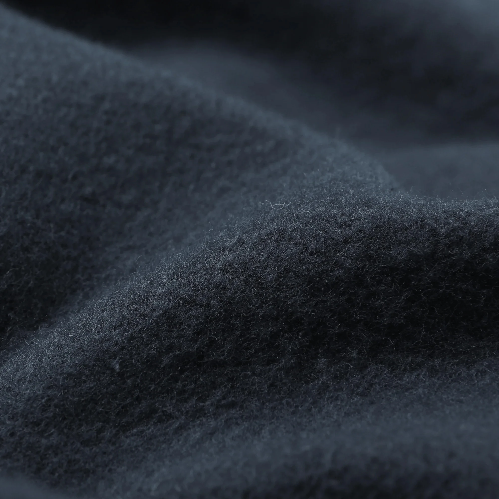 Open Collar Sweatshirt 'Navy'