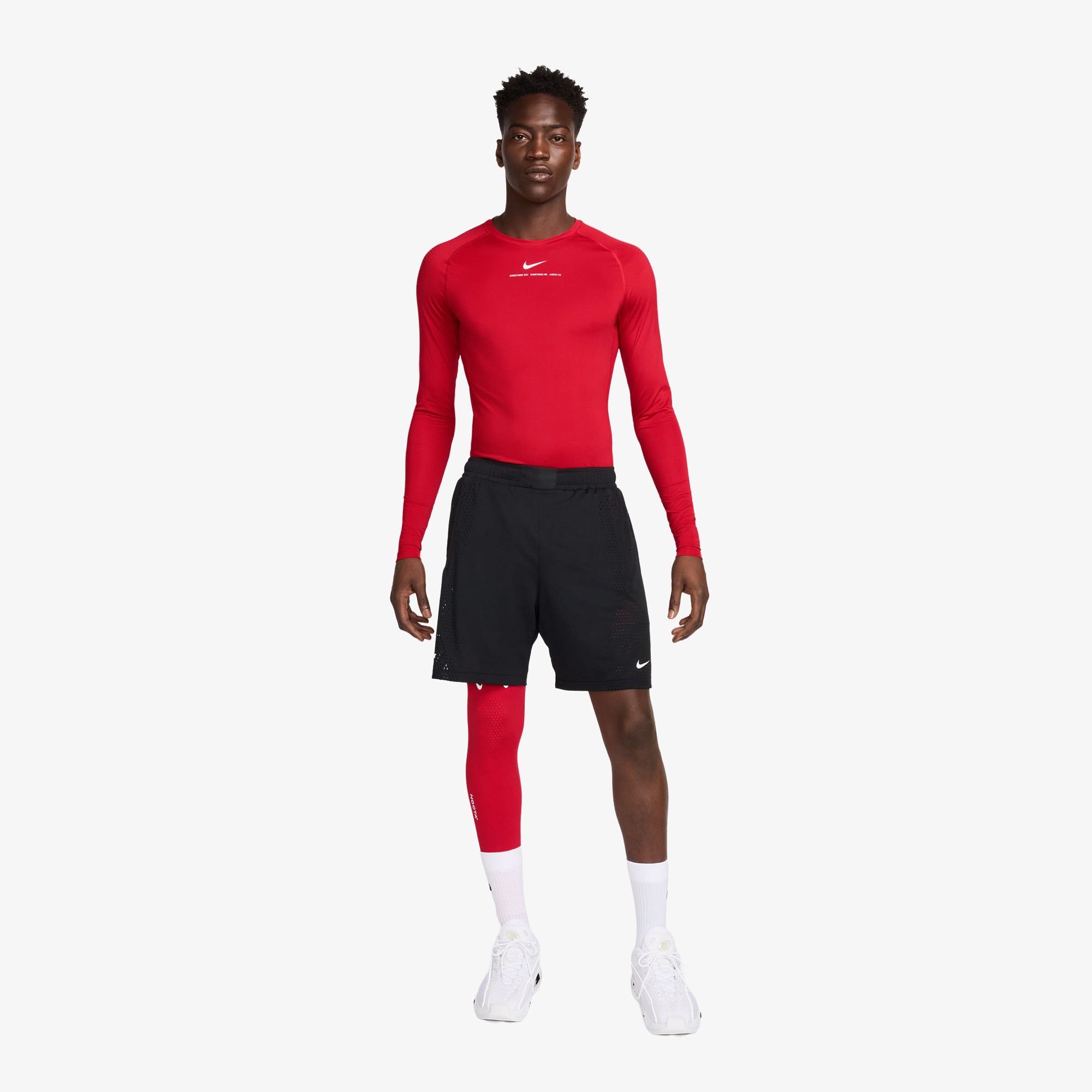 Nike x NOCTA Basketball Longsleeve Top 'University Red'