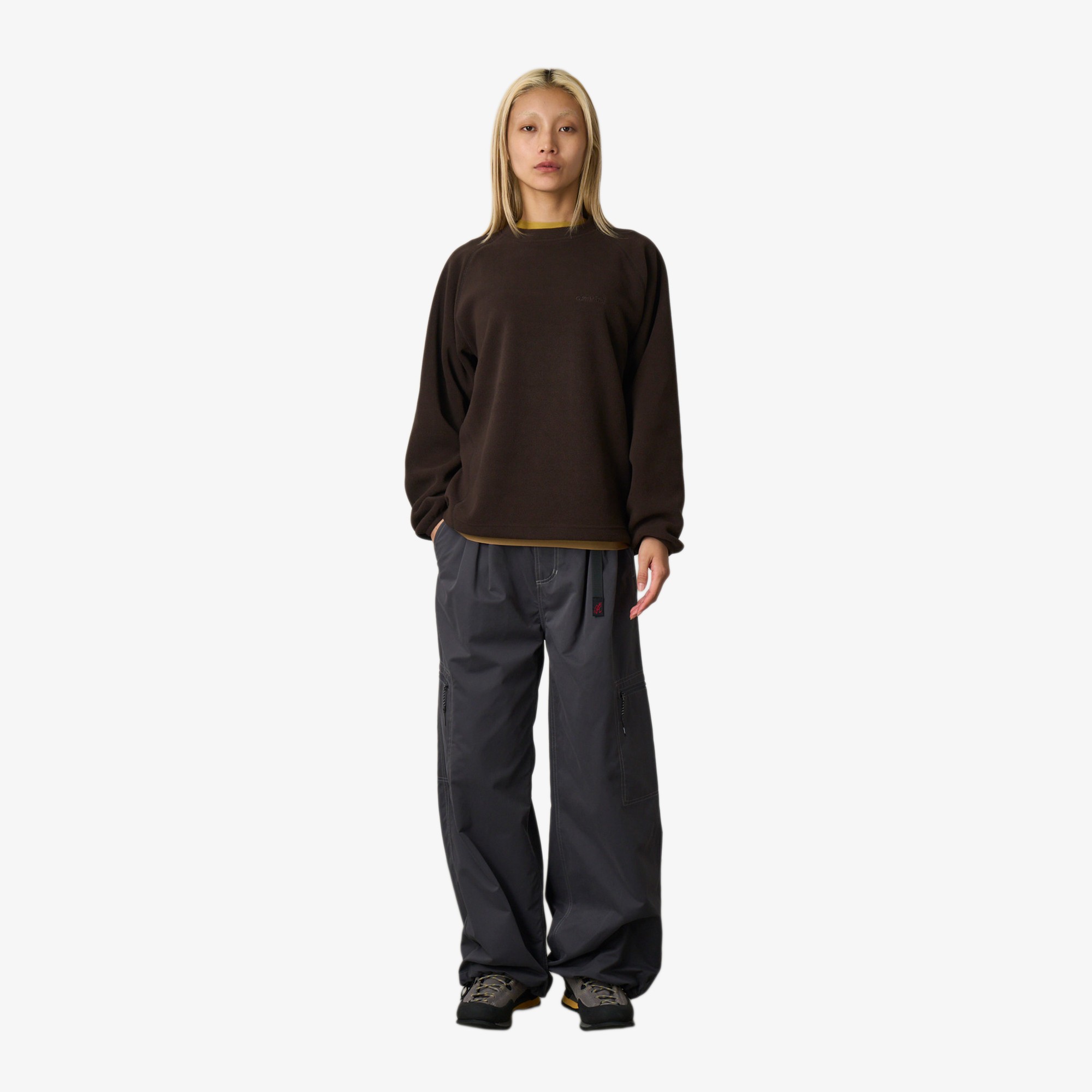 Thermal Fleece Crew 'Tobacco'