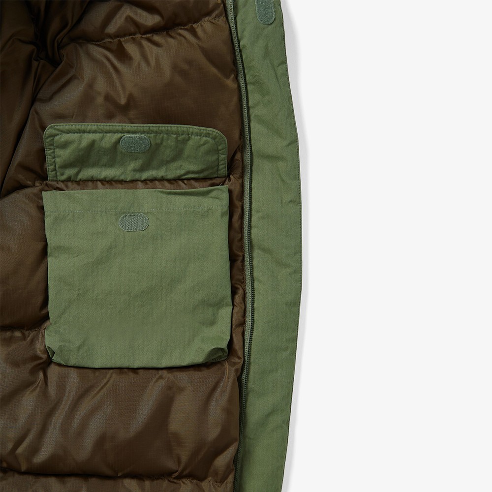 Multi Pocket Down Jacket 'Green'