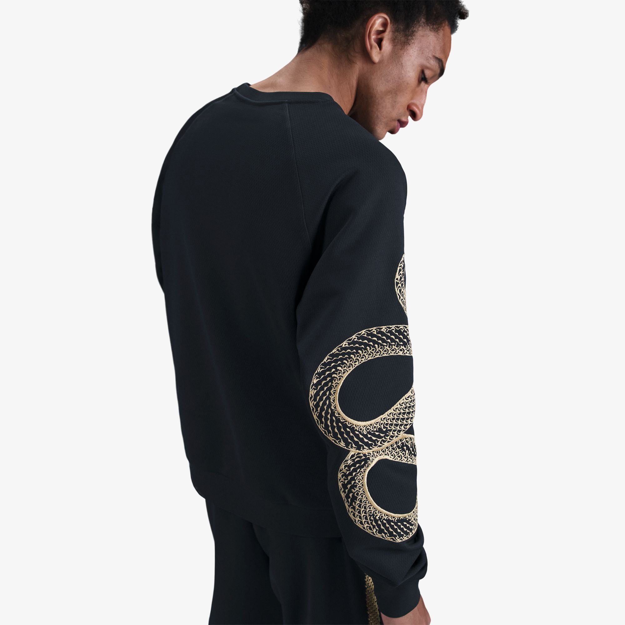 Kobe Year Of The Mamba Crewneck 'Black Gold'