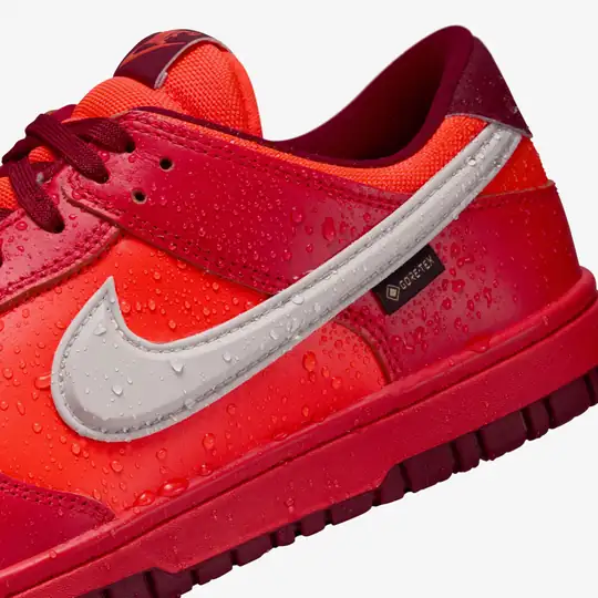 Nike Nike Kırmızı Dunk Low GORE-TEX 'Crimson' Wunder'de! Kırmızı - 10. görsel